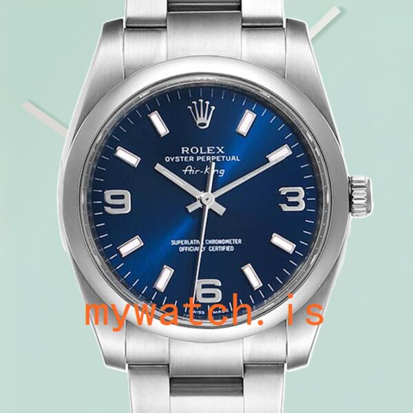 Rolex Air-King Men's 36mm M114200-0014 Silver-Tone Oyster Bracelet: A Timeless Masterpiece