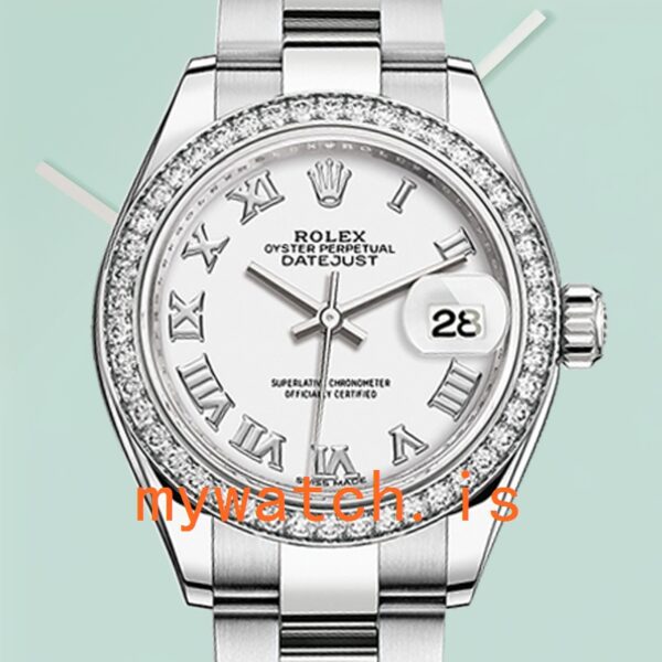 Rolex Datejust m279384rbr-0020 28mm Ladies Automatic: Genuine vs. Replica