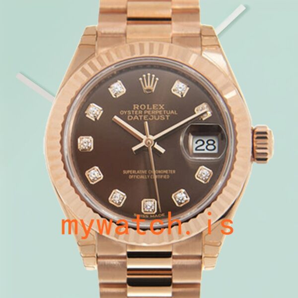 Rolex Datejust m279175-0016 28mm Ladies Rose Gold-tone: A Timeless Elegance