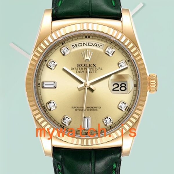 Rolex Day-Date Mens m118138-0148 36mm Automatic: Genuine vs. Replica Analysis