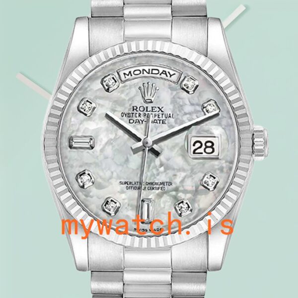 Rolex Day-Date Mens 36mm 118239-0080 Mother of Pearl Dial: A Timeless Masterpiece