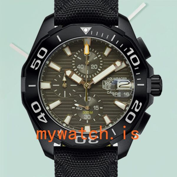 Tag Heuer Aquaracer 43mm Men CAY218A-002 Black-tone: Genuine vs. Replica Analysis