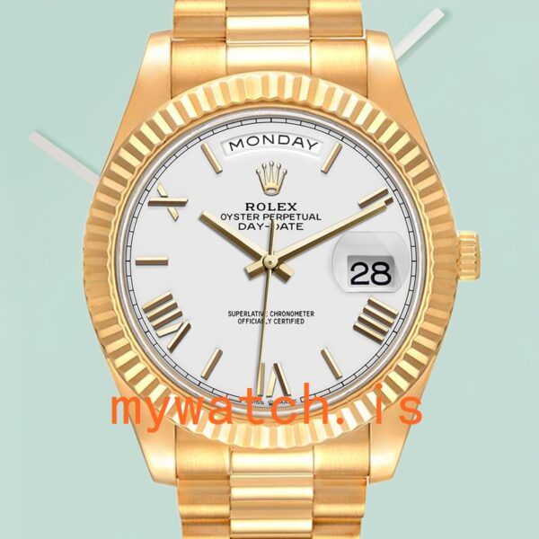 Rolex Day-Date 40mm m228238-0042 Mens President Bracelet: Genuine vs. Replica