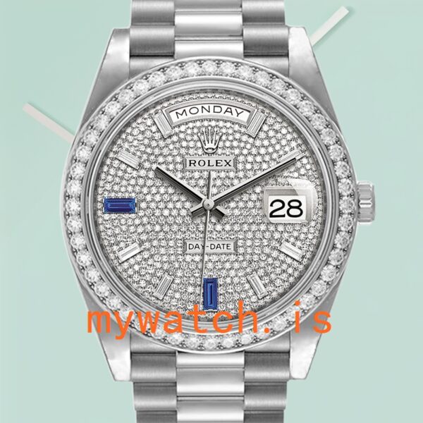 Rolex Day-Date m228349rbr-0036 40mm Mens Automatic Diamond Bezel: A Symbol of Luxury and Precision