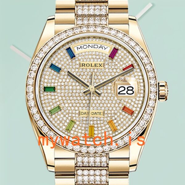 Rolex Day-Date 36mm Mens m128348rbr-0031 Automatic President Bracelet: A Symbol of Prestige