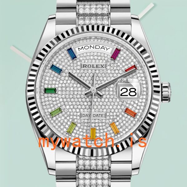 Rolex Day-Date 36mm m128239-0027 Mens Automatic: Genuine vs. Replica