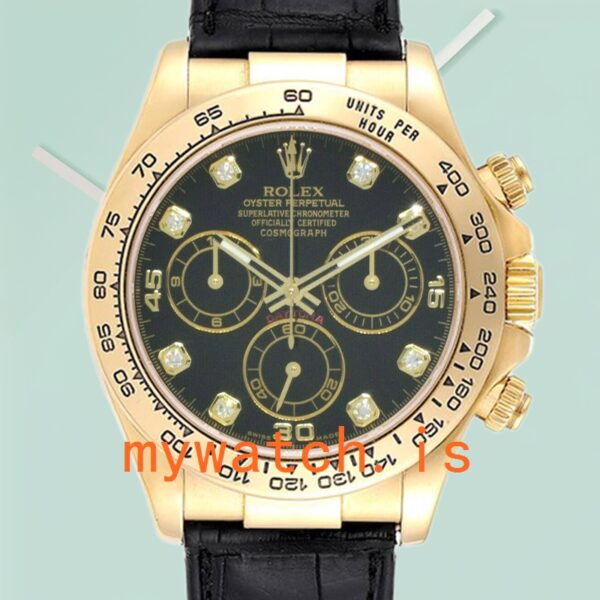 Rolex Daytona 116518 40mm Mens Leather Strap: Authentic vs. Replica