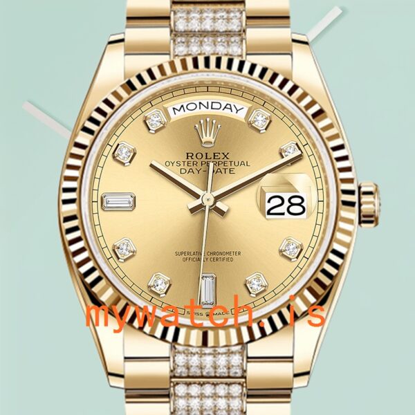 Rolex Day-Date Men's 36mm M128238-0026 Gold-tone: A Symbol of Prestige and Precision