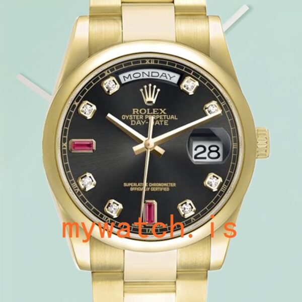 Rolex Day-Date 118208 Men's 36mm Automatic: A Symbol of Prestige and Precision