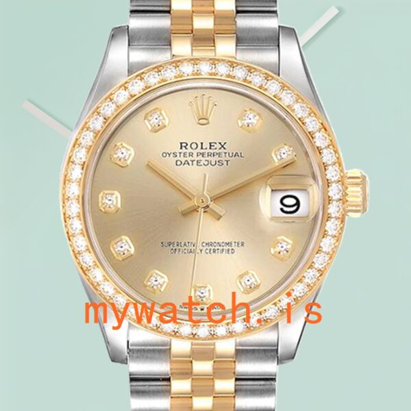 Rolex Datejust 31mm m278383rbr-0026 Ladies Champagne Dial: Genuine vs. Replica