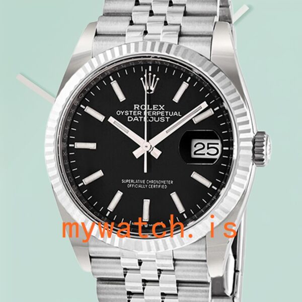 Rolex Datejust Mens 36mm m126200-0003 Black Dial: Genuine vs. Replica