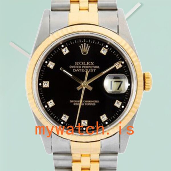 Rolex Datejust 16233BKDJ 36mm Mens Black Dial: A Timeless Classic