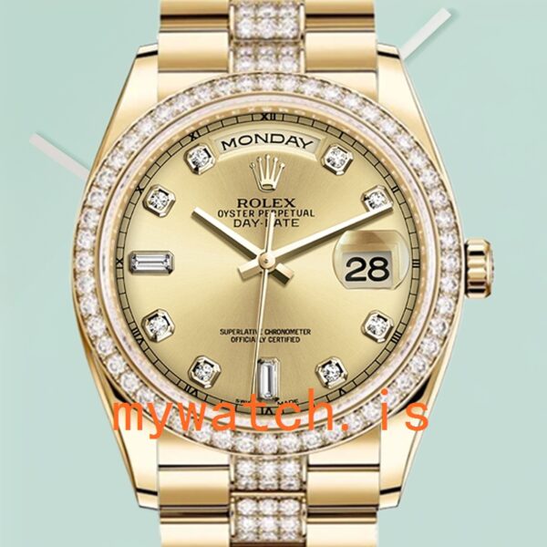 Rolex Day-Date Men's 118348 36mm Diamond Bezel: A Symbol of Luxury and Precision