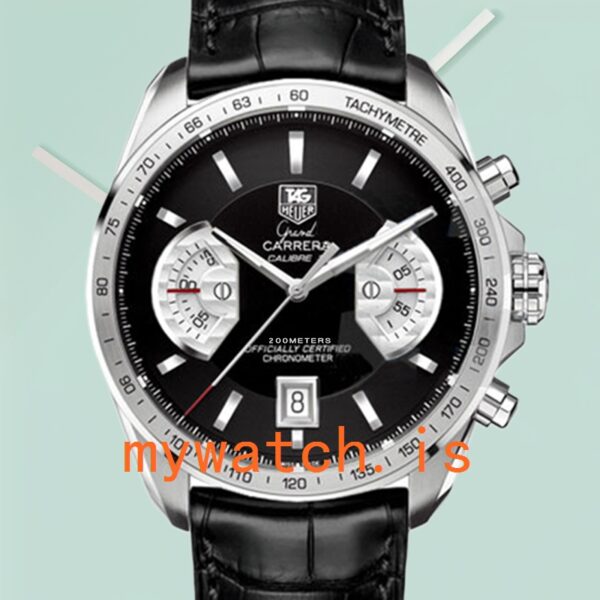 Tag Heuer Grand Carrera Men 43mm CAV511A.FC6225 Quartz Silver-tone: Genuine vs. Replica