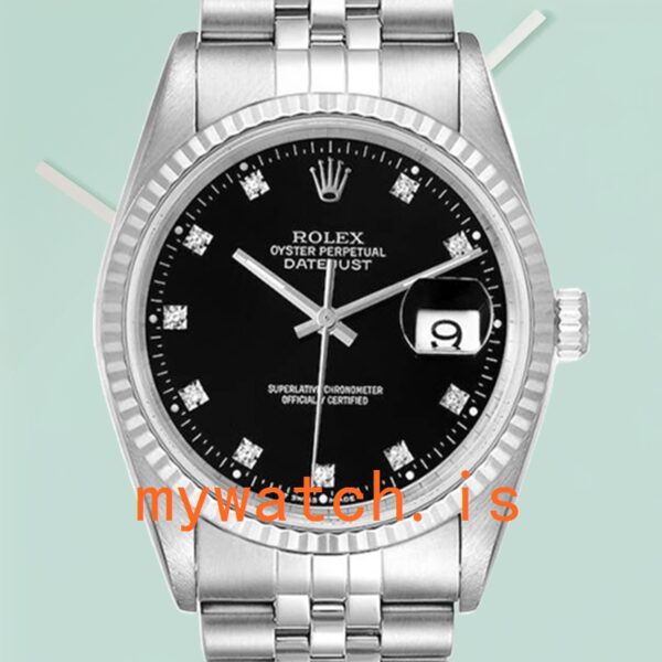 Rolex Datejust 36mm 16234BKDJ Mens Silver-tone: Authentic vs. Replica