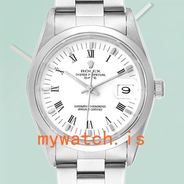 Rolex Oyster Perpetual Date 36mm Mens 15000 Silver-tone: A Timeless Classic